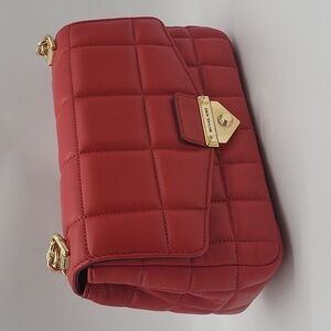 233- Michael Kors Women's Crosbody Crimson Red Color NWT